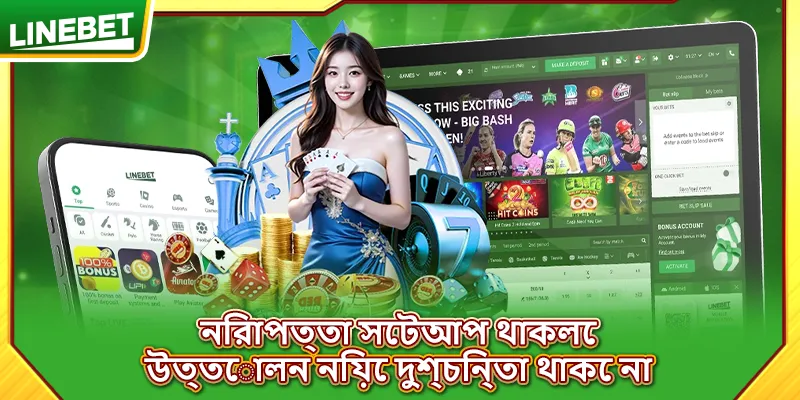 নিরাপত্তা সেটআপ থাকলে উত্তোলন নিয়ে দুশ্চিন্তা থাকে না