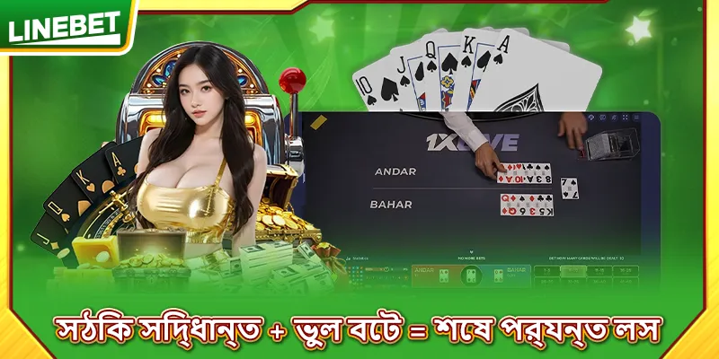 সঠিক সিদ্ধান্ত + ভুল বেট = শেষ পর্যন্ত লস