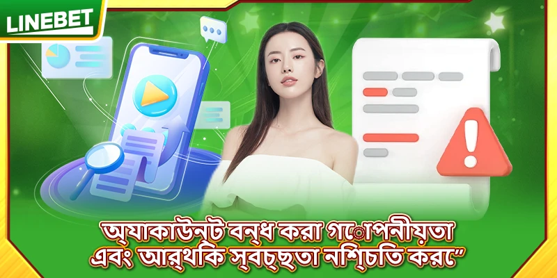 অ্যাকাউন্ট বন্ধ করা গোপনীয়তা এবং আর্থিক স্বচ্ছতা নিশ্চিত করে